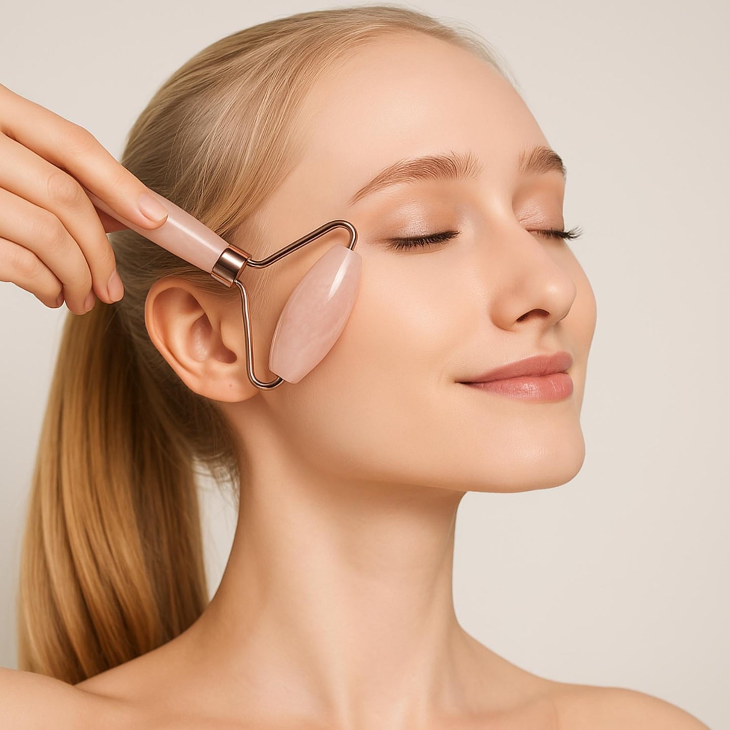 Jade Face Roller – Anti-Aging & Natural Detox Care