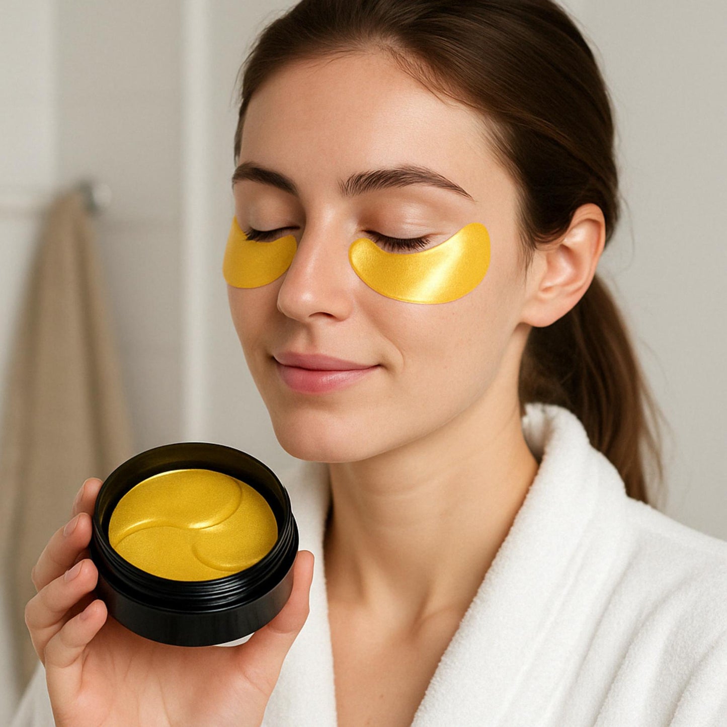 Golden Eye Patches – Intense Brightening & Hydration